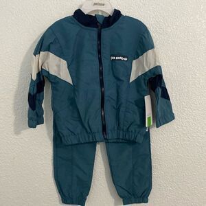NWT- Prince- Blue boys track suit (jacket/pants)- Size 24 months